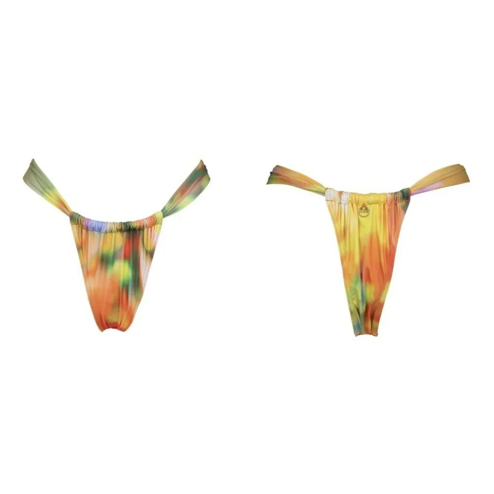 BANANHOT Shell Bikini Bottoms in Sunrise Small New Womens Swimsuit